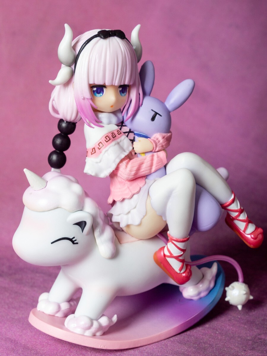 📦 Kanna Kamui - Miss Kobayashi's Dragon Maid - Maji Yabakune Ver. - (10cm width-15cm length-19cm height) - With Box (Box Health: 10/10)